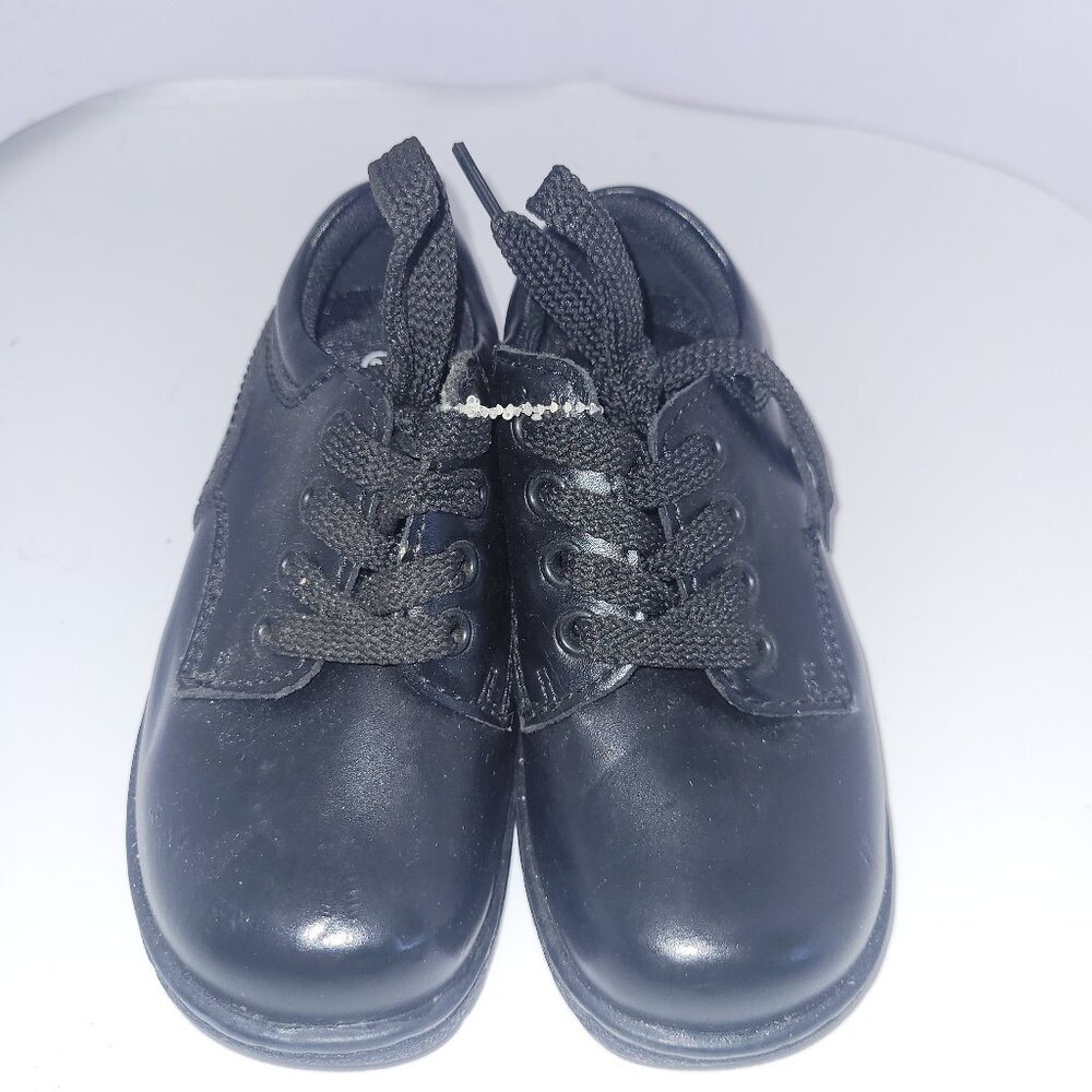 Hush Puppies Oxford Black Toddler Shoes Size 8.5M * Boys Dress Shoes